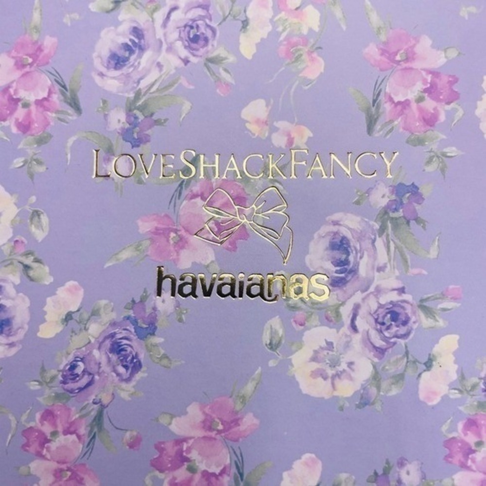 LAST PAIR! W's 7/8 LoveShackFancy x Havaianas flip flops sandals | LSFV0002